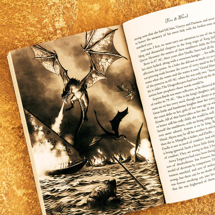 کتاب Fire and Blood اثر Martin and George R.R انتشارات Harper Collins