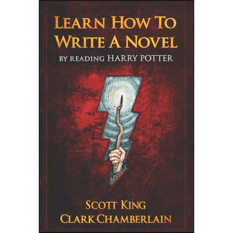 کتاب Learn How To Write A Novel By Reading Harry Potter اثر Scott King and Clark Chamberlain انتشارات بله