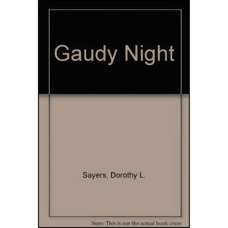 کتاب Gaudy Night اثر Dorothy L. Sayers انتشارات G K Hall & Co