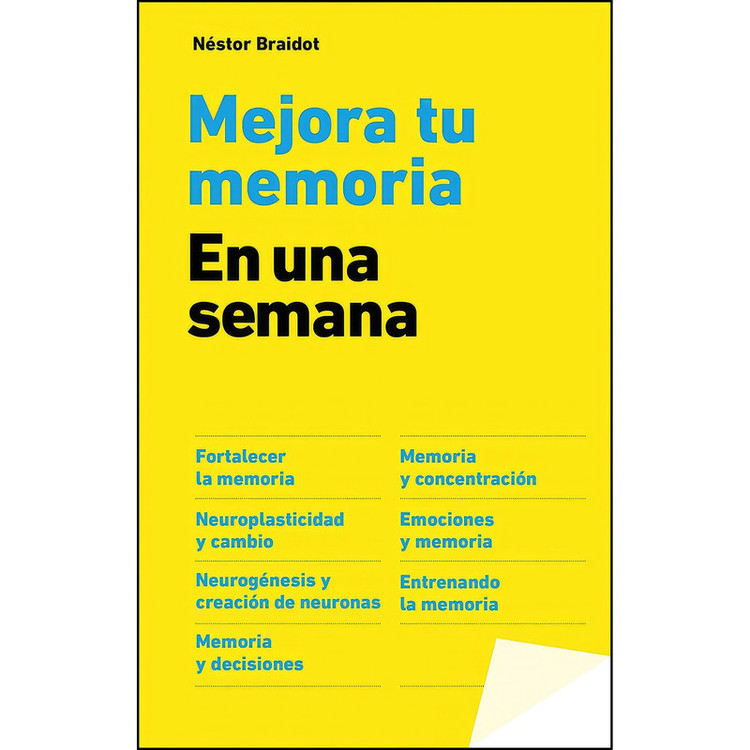 کتاب Mejora tu memoria en una semana اثر Nestor Braidot انتشارات Gestion 2000