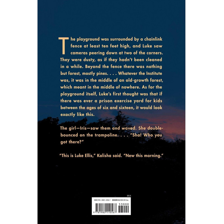 کتاب The Institute اثر Stephen King انتشارات Scribner