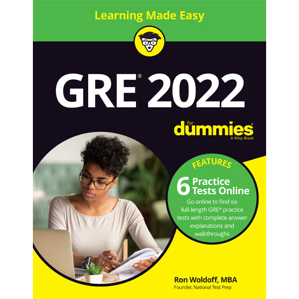 کتاب GRE 2022 For Dummies اثر Ron Woldoff انتشارات For Dummies