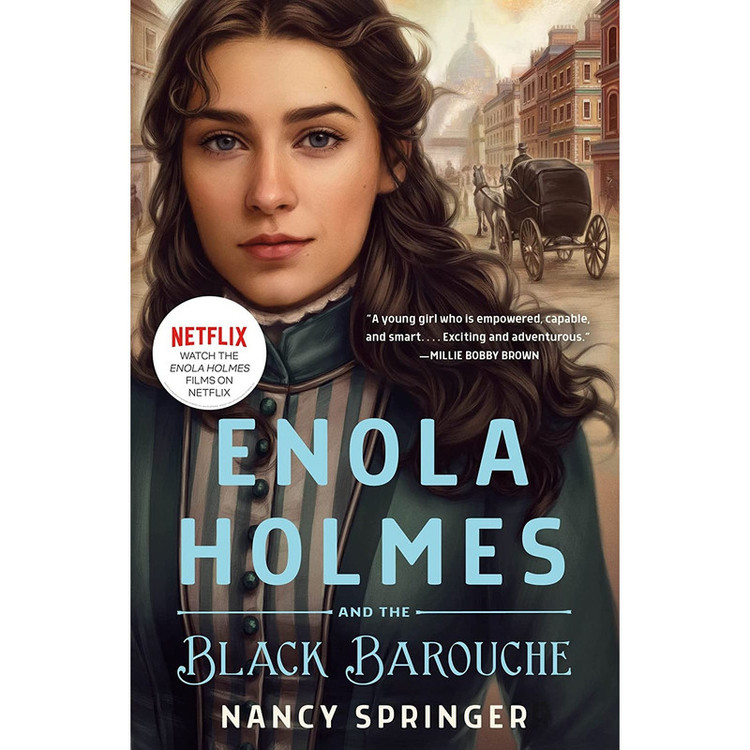 کتاب Enola Holmes and the Black Barouche اثر Nancy Springer انتشارات Wednesday Books