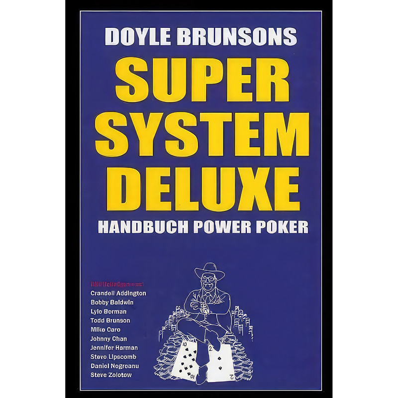 کتاب فرانسوی Super System Deluxe اثر Doyle Brunson انتشارات Heel Verlag GmbH