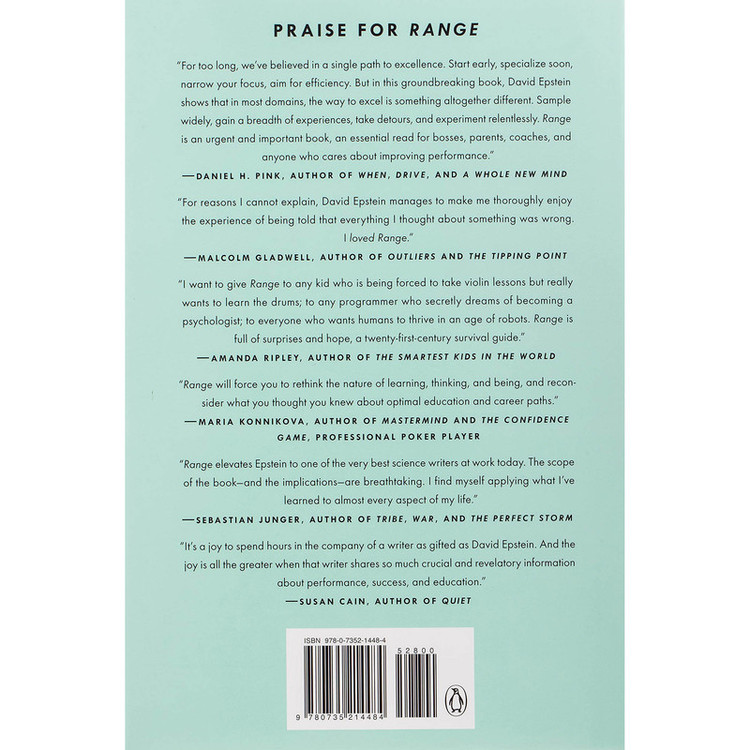 کتاب Range اثر David Epstein انتشارات Riverhead Books