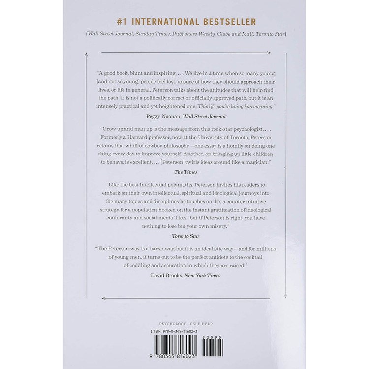 کتاب 12 Rules for Life اثر Jordan B. Peterson انتشارات رندوم هاوس
