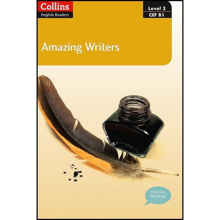 کتاب Amazing Writers اثر Anne Collins and Fiona MacKenzie انتشارات Collins UK