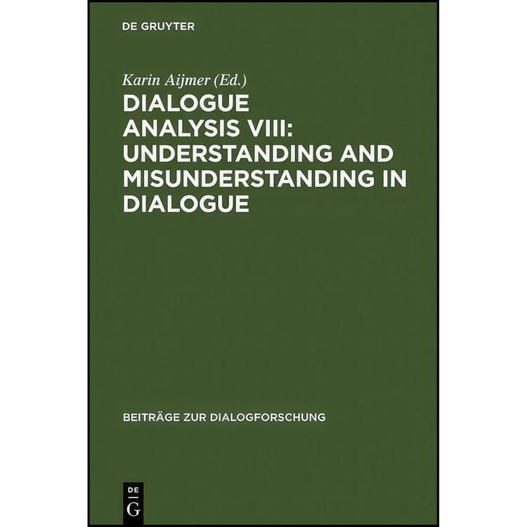 کتاب Dialogue Analysis VIII اثر Karin Aijmer انتشارات Max Niemeyer Verlag