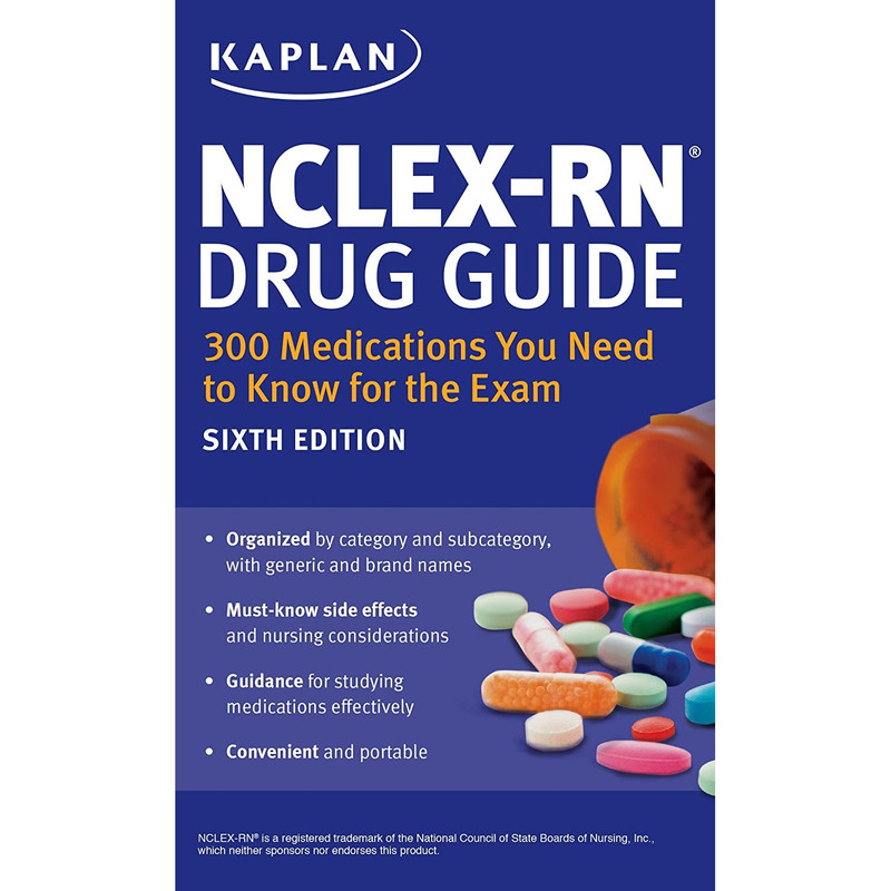 کتاب NCLEX-RN Drug Guide اثر Kaplan Test Prep انتشارات Kaplan Publishing