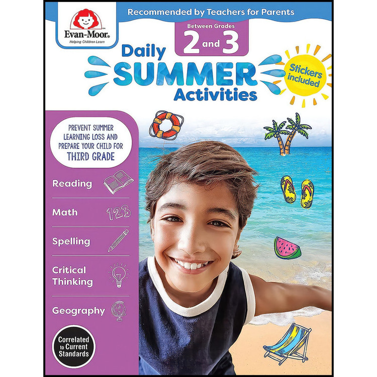 کتاب Evan-Moor Daily Summer Activities, Grade 2-3 اثر Jo Ellen Moore انتشارات EVAN-MOOR EDUCATIONAL PUBLISHERS