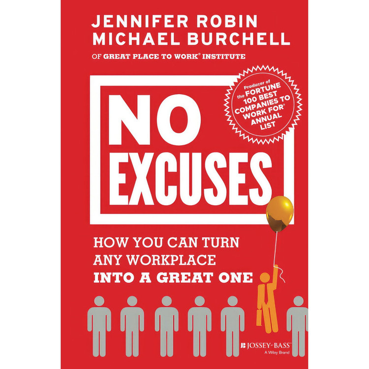کتاب No Excuses اثر Jennifer Robin and Michael J. Burchell انتشارات Jossey-Bass