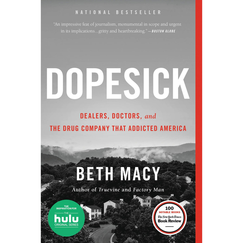 کتاب Dopesick اثر  Beth Macy انتشارات تازه ها