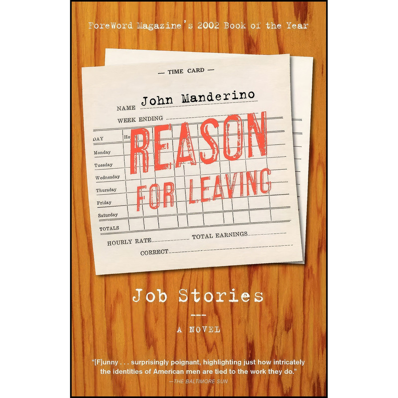 کتاب Reason for Leaving اثر John Manderino انتشارات Academy Chicago Publishers