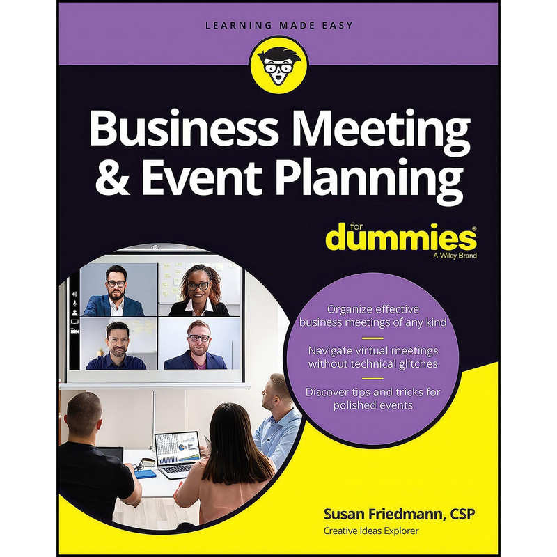 کتاب Business Meeting   Event Planning For Dummies اثر Susan A. Friedmann انتشارات For Dummies