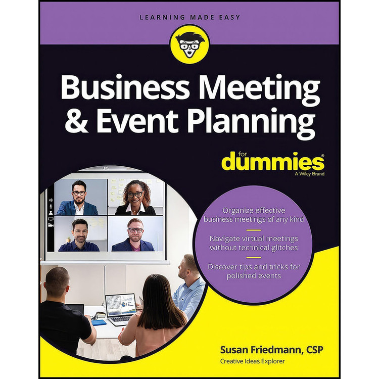 کتاب Business Meeting Event Planning For Dummies اثر Susan A. Friedmann انتشارات For Dummies