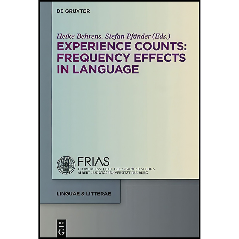 کتاب Experience Counts اثر جمعي از نويسندگان انتشارات De Gruyter