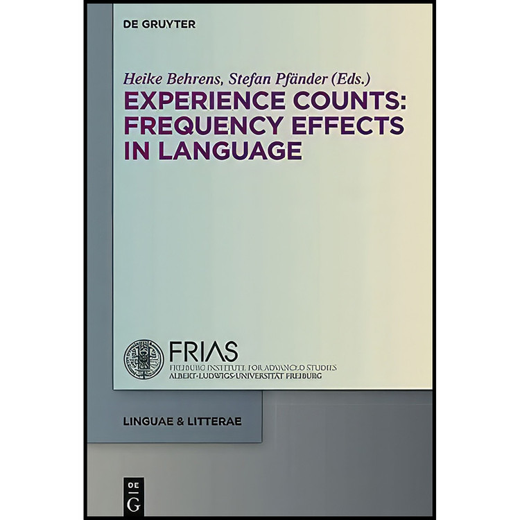 کتاب Experience Counts اثر جمعي از نويسندگان انتشارات De Gruyter