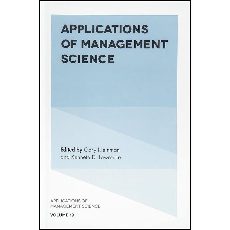 کتاب Applications of Management Science اثر Kenneth Lawrence انتشارات Emerald Publishing