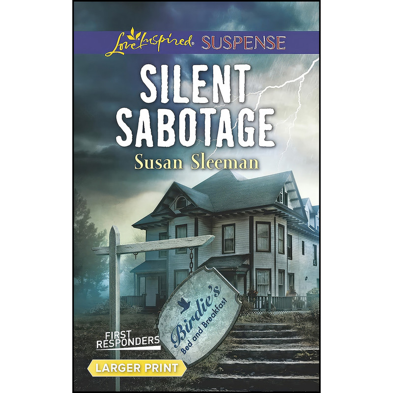 کتاب Silent Sabotage  اثر Susan Sleeman انتشارات Love Inspired Suspense Larger Print