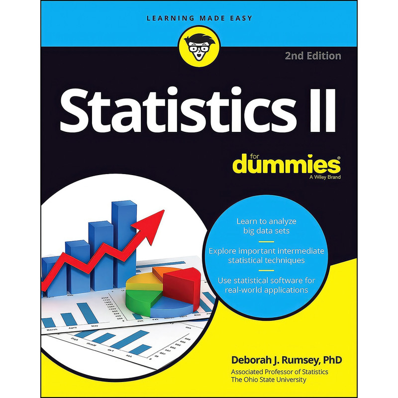 کتاب Statistics II For Dummies اثر Deborah J. Rumsey انتشارات For Dummies
