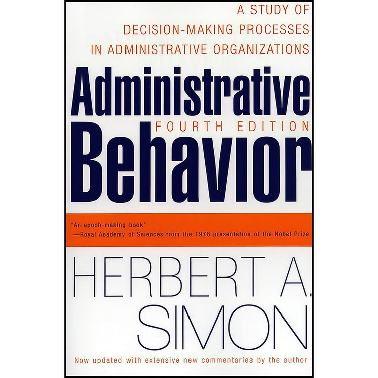 کتاب Administrative Behavior 4th Edition اثر جمعي از نويسندگان انتشارات Free Press